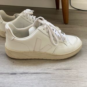 Veja white sneakers size 9